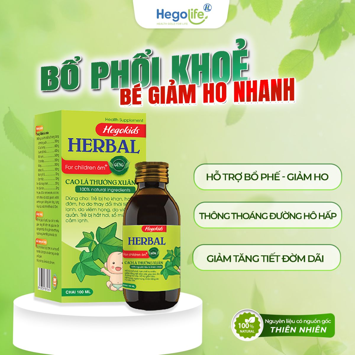 siro ho trẻ em herbal 