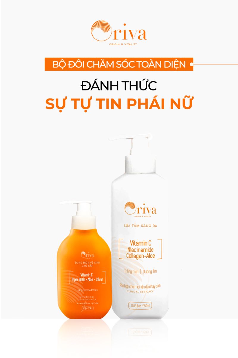 dung dịch vệ sinh và sữa tắm